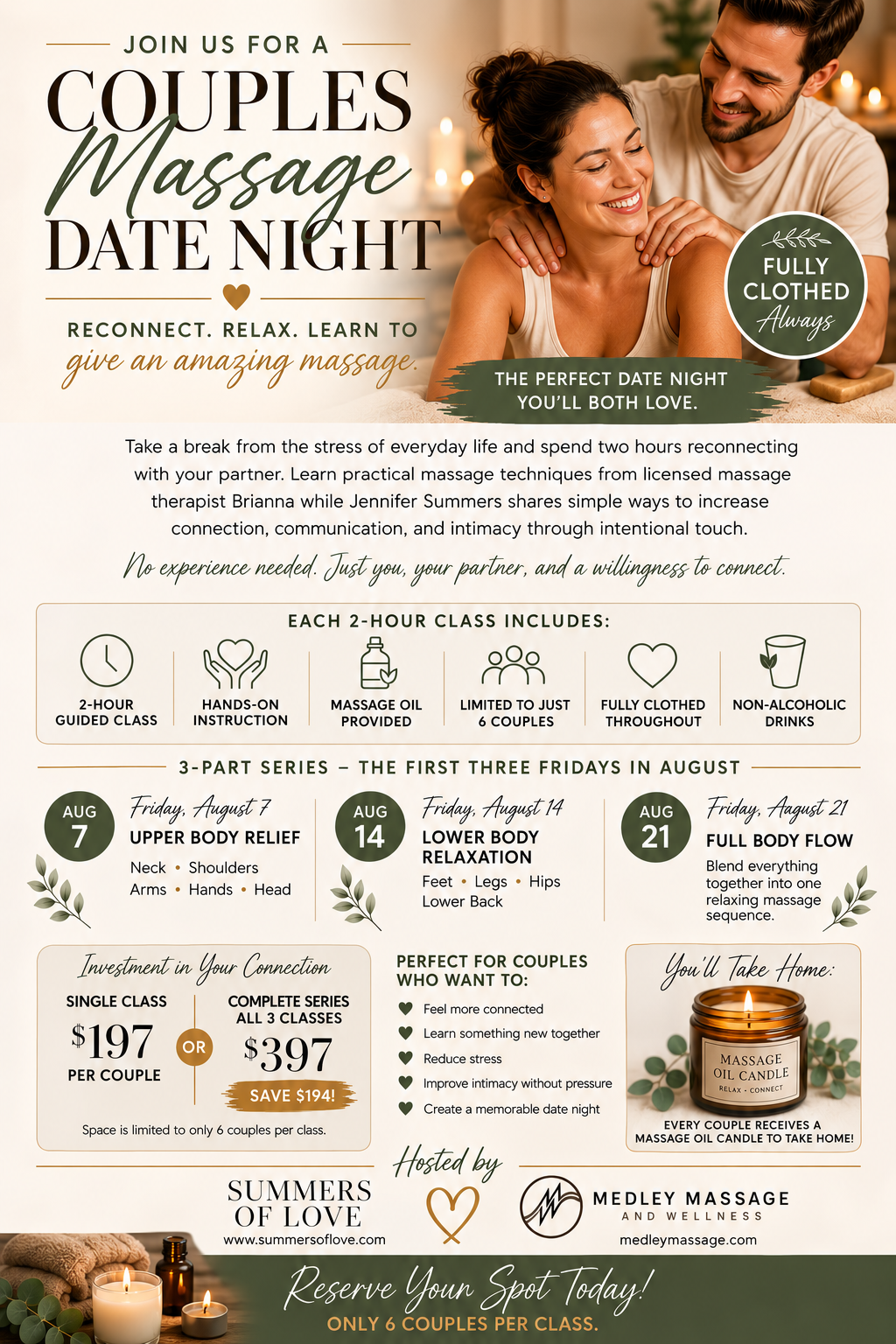 Couples Massage Date Night: Reconnect Through Intentional Touch