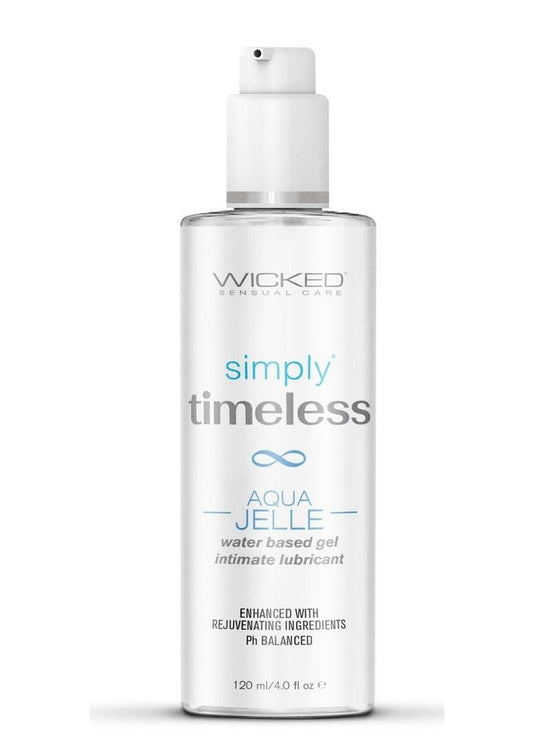 Wicked Simply Timeless Aqua Jelle Water Based Personal Lubricant