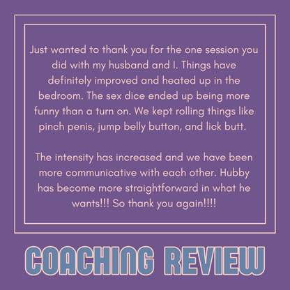 Couples Sex Coaching Single Session